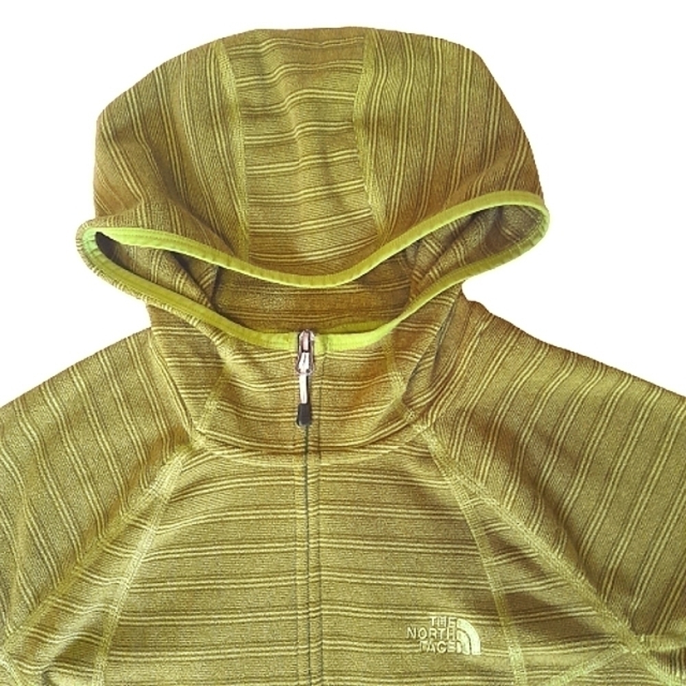 THE NORTH FACE Hoodie Full Zip Size Small  Athletic green sweatshirt Y2K